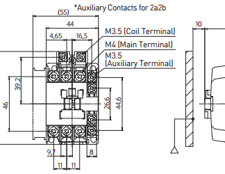 แมกเนติก Magnetic Contactor [KMC-9b, Coil 220Vac 50Hz 1a1b] Keymax ของแท้! รับประกัน 1 ปี
