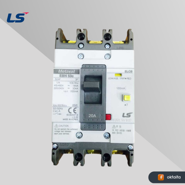 LS electric ELCB [EBN53c 40A 100/200/500mA EXP]