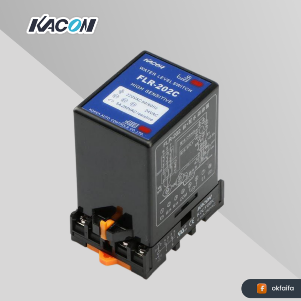 Kacon Floatless [FLR-202C 220VAC Floatless 3 pole socket High Sensitivity 220VAC]
