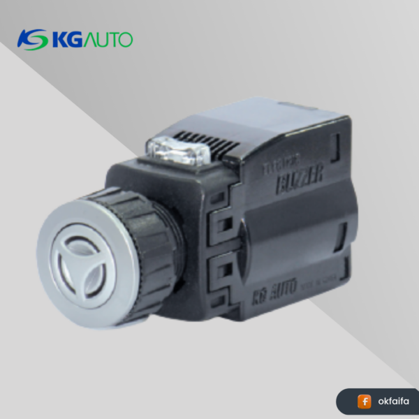 KG auto Buzzer [KG-MB66DB, Melody & 3 Beeps, 12/24Vdc,1W 85dB (min),Black]