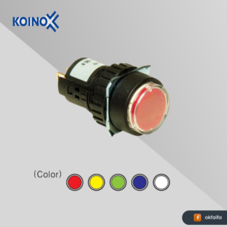 KOINO Switch Ø16 KH 516L-A11-W [Koino Push Button Switch LED Illuminated(Momentory)]